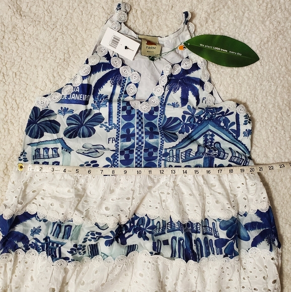 Farm Rio Floral Eyelet Maxi Dress - Picture 13 of 13